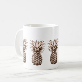 ヴィンテージ パイナップル コーヒーマグカップ
