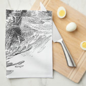 ヴィンテージ・パイレーツ、サー・ヘンリー・モーガン海 キッチンタオル (四つ折り)