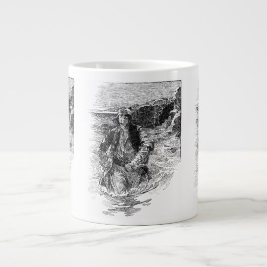 ヴィンテージ・パイレーツ、サー・ヘンリー・モーガン海 ジャンボコーヒーマグカップ (正面)