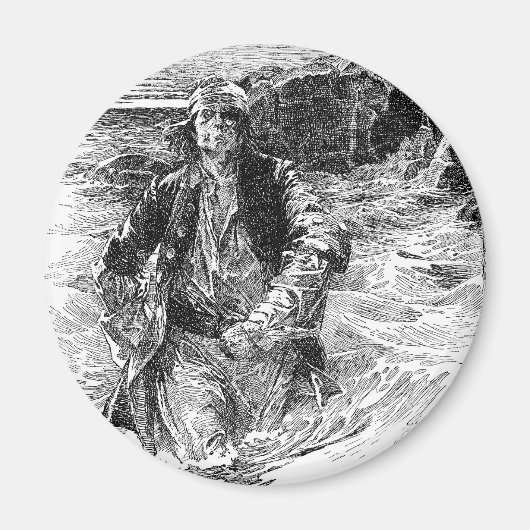 ヴィンテージ・パイレーツ、サー・ヘンリー・モーガン海 マグネット (正面)