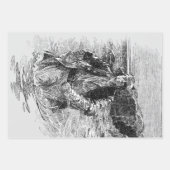 ヴィンテージ・パイレーツ、サー・ヘンリー・モーガン海 ラッピングペーパーシート (正面)