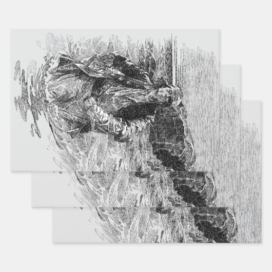 ヴィンテージ・パイレーツ、サー・ヘンリー・モーガン海 ラッピングペーパーシート (セット)