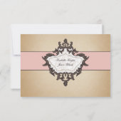 ヴィンテージ パスポート チケット RSVP (裏面)