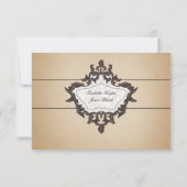 ヴィンテージ パスポート チケット RSVP (裏面)