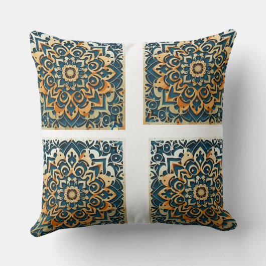 ヴィンテージ・パターン用ブラシの作成» クッション (裏面)