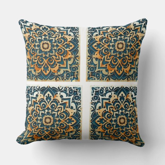 ヴィンテージ・パターン用ブラシの作成» クッション (正面)