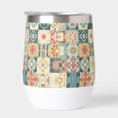 ヴィンテージ、パッチワークのキルティングな顔 (右面)