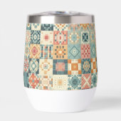 ヴィンテージ、パッチワークのキルティングな顔 (正面)