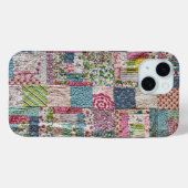 ヴィンテージ・パッチワーク・キルトのスマホケース Case-Mate iPhoneケース (裏面 (横))