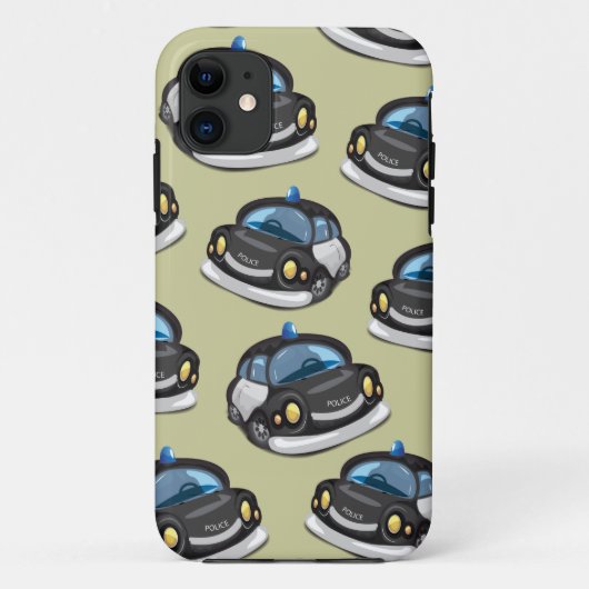 ヴィンテージ パトカー Case-Mate iPhoneケース (裏面)