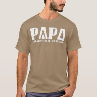 ヴィンテージ パパ 彼に直せないものはない 父の日 Tシャツ