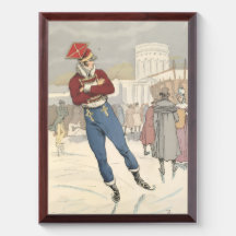 ヴィンテージ パリジェンヌ アイススケート ファッション 1898