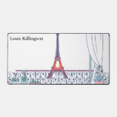 ヴィンテージ パリ オスマン建築 デスクマット (正面)