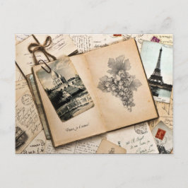 ヴィンテージ パリ フランス 旅行の思い出 ポストカード
