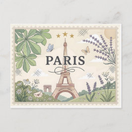 ヴィンテージ パリ フランス 旅行 ポスター アート ポストカード