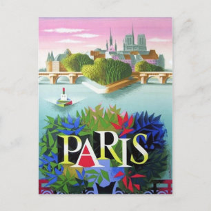 ヴィンテージ パリ フランス 旅行 ポストカード