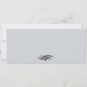 ヴィンテージ パリ フランス 誕生日パーティー 航空券 招待状 (裏面)