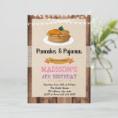 ヴィンテージ パンケーキの招待状 招待状 (スタンド正面)