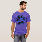 ヴィンテージ パンサーズ スクール スポーツ 名前 士気 戻る Tシャツ (正面フル)