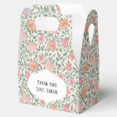 ヴィンテージ パーフェクト ピンク&ピーチ ローズ フェイバーボックス (オープン)