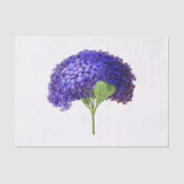 ヴィンテージ パープル アジサイ 花 フラワー 薄葉紙