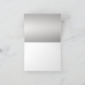 ヴィンテージ パープル ブラック シルバー ありがとうございます サンキューカード (内部)