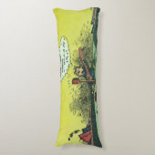 ヴィンテージ「ヒッピーランド」抱き枕 ボディピロー (正面縦)