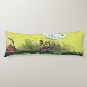 ヴィンテージ「ヒッピーランド」抱き枕 ボディピロー (正面)