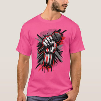 ヴィンテージ ヒップホップ ラッパーにインスパイアされた マイク アート ヴィンテージ Tシャツ