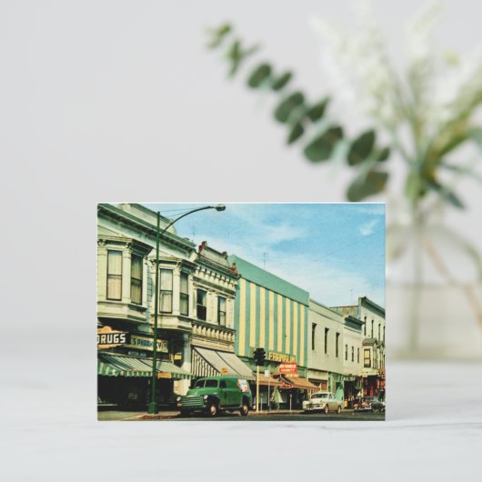 ヴィンテージ ヒールズバーグ カリフォルニア ポストカード (スタンド正面)