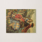 ヴィンテージ ビクトリアンフェアリーテイル、兄と妹 ジグソーパズル (横)