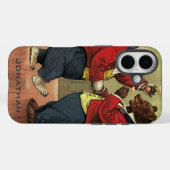 ヴィンテージ ビクトリアン ハッピー ゲイ ダンシング ベアーズ Case-Mate iPhoneケース (裏面 (横))