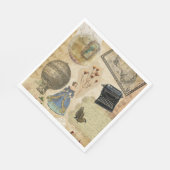 ヴィンテージ ビクトリアン ロマンティック ペーパーナプキン スタンダードランチョンナプキン (角)