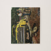 ヴィンテージ ビジネス アーキテクト 建設請負業者 ジグソーパズル (縦)