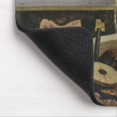 ヴィンテージ ビジネス アーキテクト 建設請負業者 マウスパッド (コーナー)