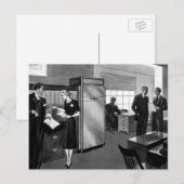 ヴィンテージ ビジネス、エグゼクティブ ビジネスパーソン オフィス ポストカード (正面/裏面)