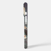 ヴィンテージ ビジネス トラベル、飛行機での読書 Case-Mate iPhoneケース (裏面 / 左)