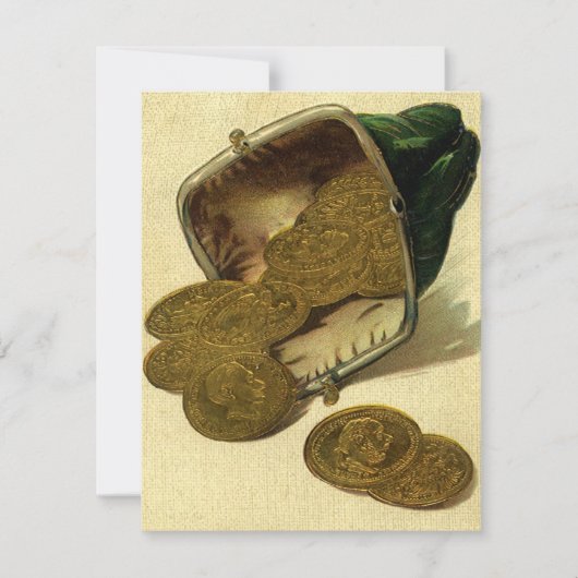 ヴィンテージ ビジネス ファイナンス, 財布からこぼれ出る金貨 (正面)