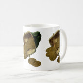 ヴィンテージ ビジネス ファイナンス, 財布からこぼれ出る金貨 コーヒーマグカップ (正面右)