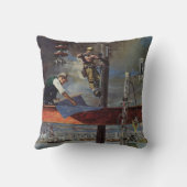 ヴィンテージ ビジネス、建築家と建設 クッション (裏面)