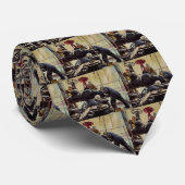 ヴィンテージ・ビジネス、油・プラットフォームの海 ネクタイ (ロール)