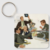 ヴィンテージ ビジネス、航空会社幹部会議 キーホルダー (正面)