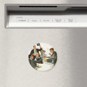 ヴィンテージ ビジネス、航空会社幹部会議 マグネット (インサイチュ (食洗機))