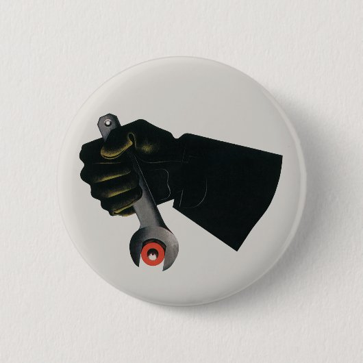 ヴィンテージ ビジネス, 製造工場の機械工 缶バッジ (正面)