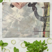 ヴィンテージ・ビジネス、Alexander Graham Bell Telephone キッチンタオル (折り畳み)