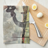 ヴィンテージ・ビジネス、Alexander Graham Bell Telephone キッチンタオル (四つ折り)