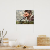 ヴィンテージ・ビジネス、Alexander Graham Bell Telephone ポスター (キッチン)