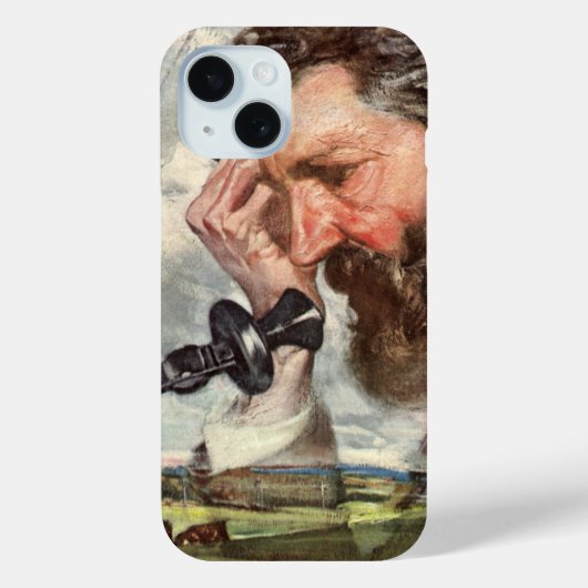 ヴィンテージ・ビジネス、Alexander Graham Bell Telephone Case-Mate iPhoneケース (裏面)
