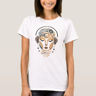 ヴィンテージ・ビニール・サーフ・ウェーブ・オーシャン・レトロ・ミュージック Tシャツ