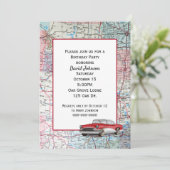 ヴィンテージ ビュイック ロード マップ 招待状 (スタンド正面)